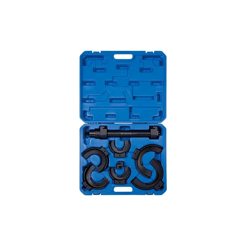 KING TONY 9BF31 Coil Spring Compressor Set, 460 mm Length, 8 Pieces - Image 1