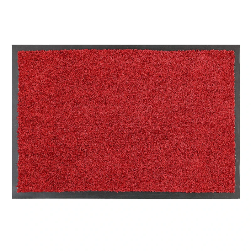 ASTRA Dirt Trapper Mat - Washable Doormat - Robust - Durable Doormat - Indoor Use - Red - 60 x 180 cm