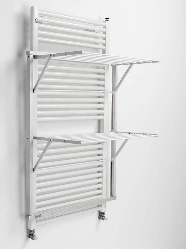Arredamenti Italia AR_IT- 608 KLAUS the only drying rack for heated towel rails, finishing white.