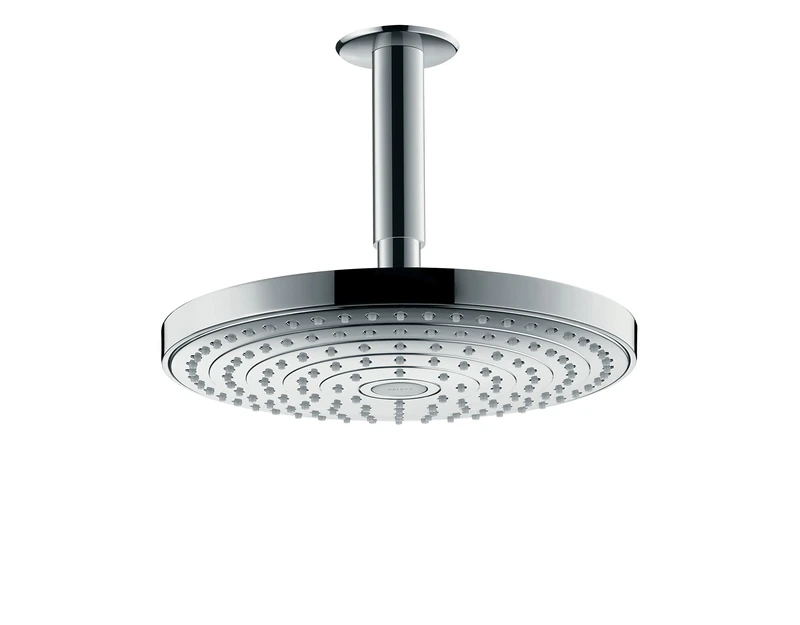 hansgrohe Raindance Select S 240 overhead shower with ceiling connector and 2 spray modes, chrome 26467000