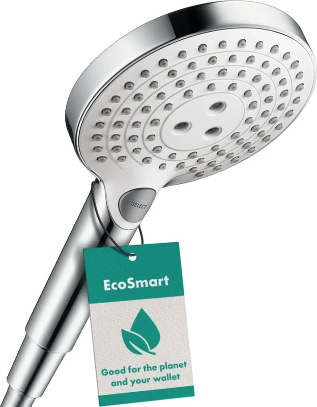hansgrohe Raindance Select S Hand shower 120 3 sprays water-saving 9 l/min, white/chrome, 26531400