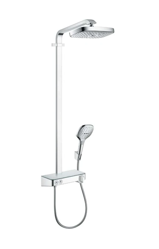 hansgrohe Raindance Select E Showerpipe 300 2jet with ShowerTablet Select 300