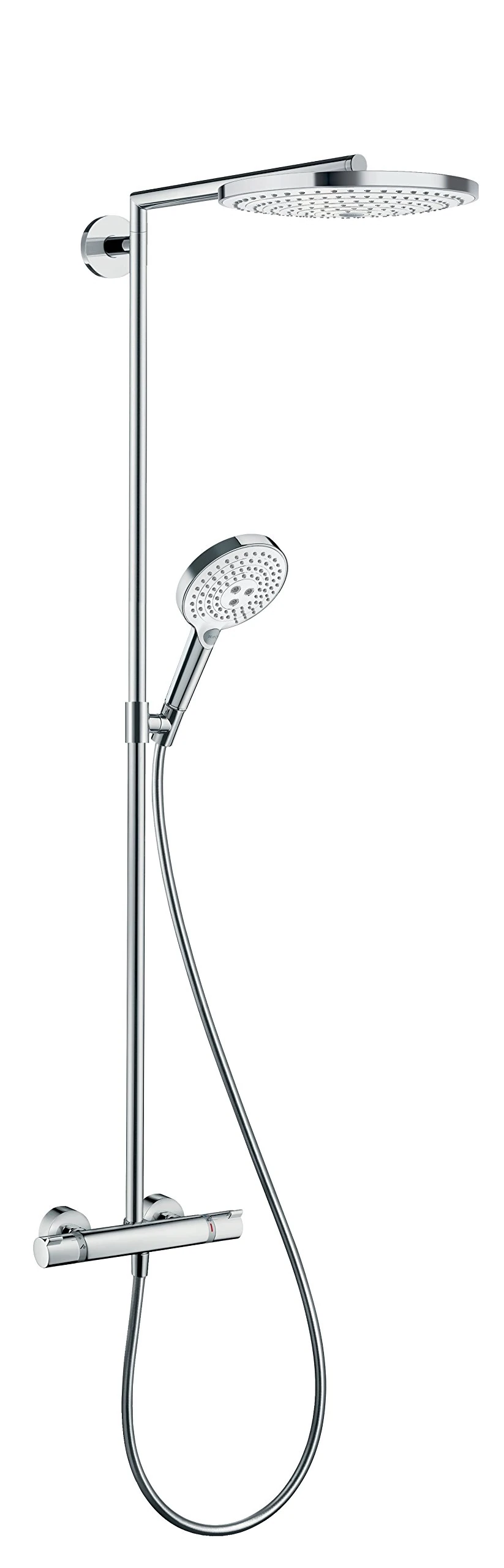 hansgrohe Raindance Select S Showerpipe 300 2jet with thermostatic shower mixer