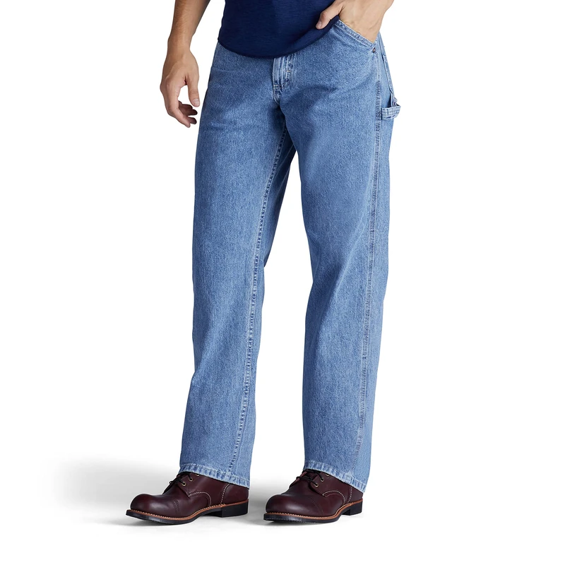 Lee Men's Carpenter Jeans, Original Stone, 30W / 29L
