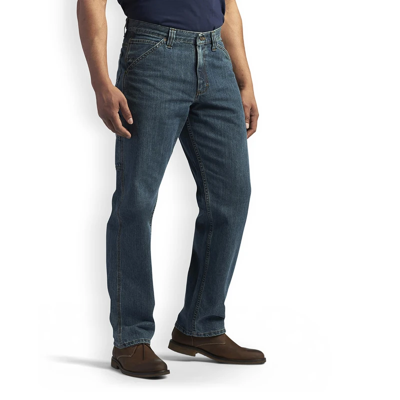 Lee Men's Carpenter Jeans, Original Stone, 32W / 29L