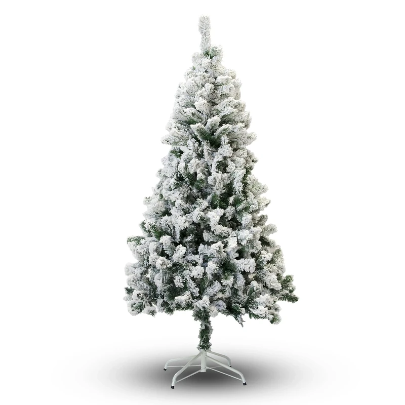 Perfect Holiday Christmas Trees, Flocked Snow, 5 ' - Image 1