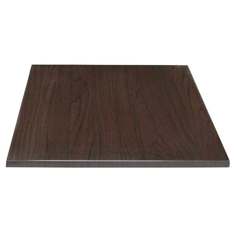 Bolero Square Table Top Dark Brown 700mm Wood Restaurant Catering Hotel Bar