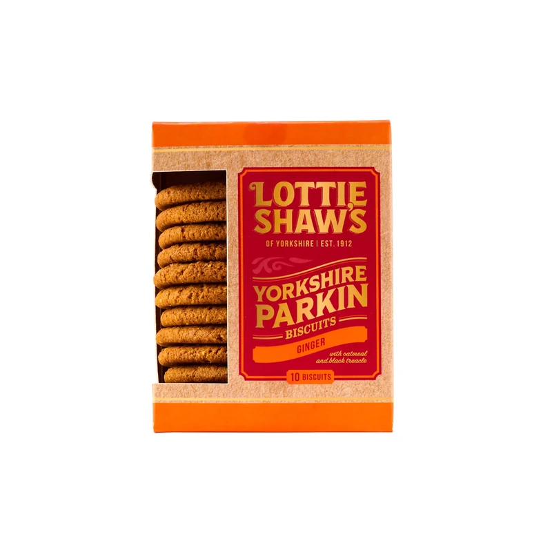 Lottie Shaws Yorkshire Parkin Ginger Biscuit Box, 275g