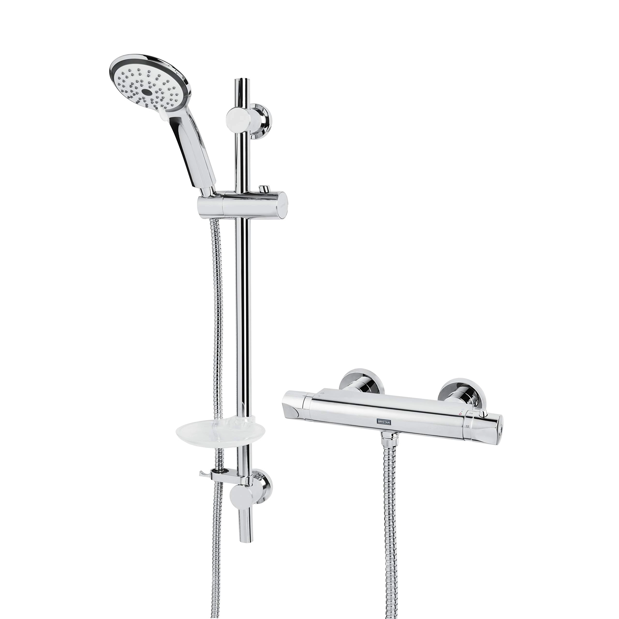Bristan AR2 SHXMTFF C Artisan Thermostatic Bar Shower Valve with Multi-Function Kit and Fast Fit Connections