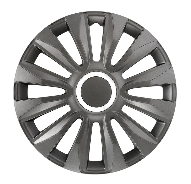 LAMPA 31531 Dark Avalone Pro Set of Hub Caps, 14 Inches
