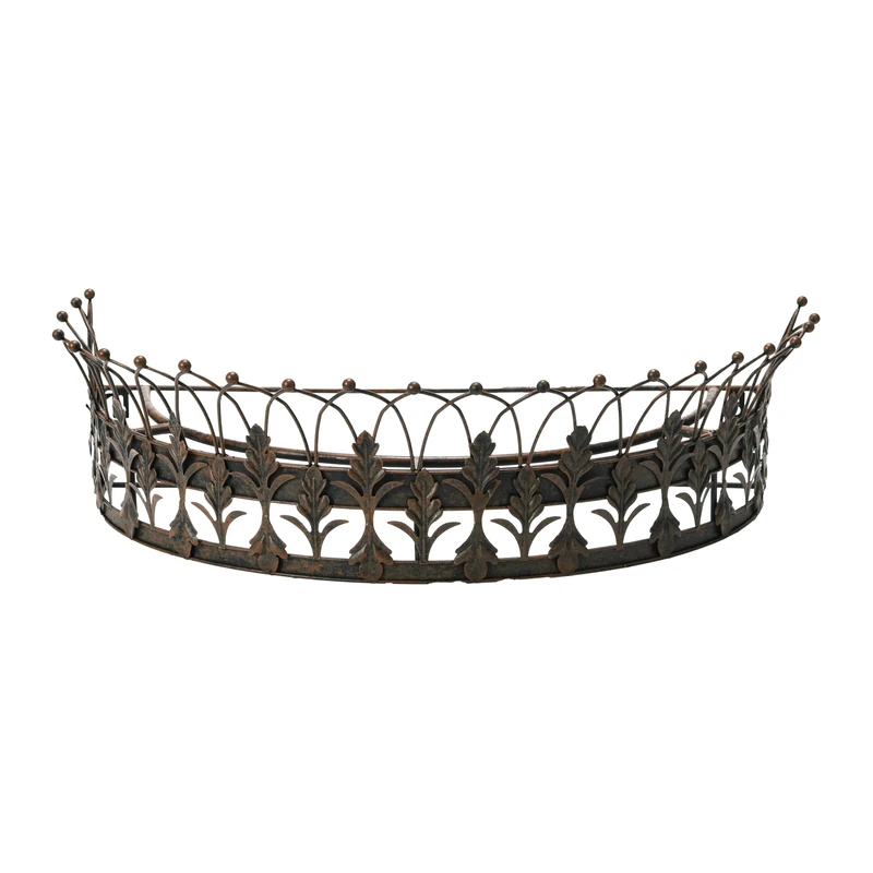 Creative Co-op Metal Curtain Crown