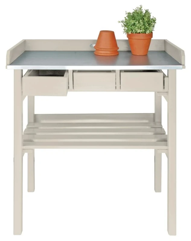 Fallen Fruits Garden Work Bench - Cream