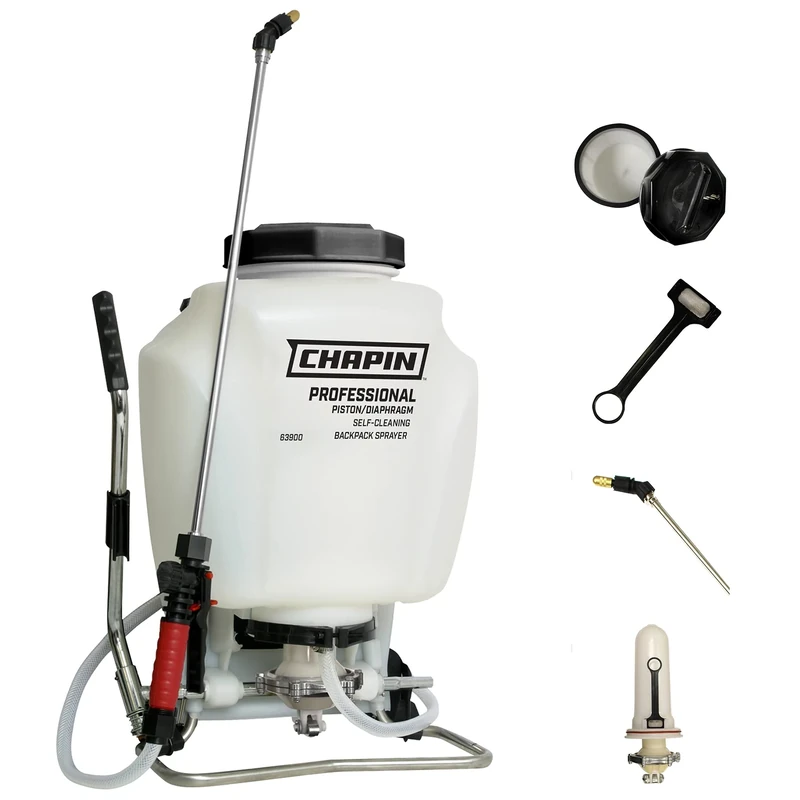 Chapin 63900 Self Cleaning 15 Litre Backpack Knapsack Pressure Sprayer