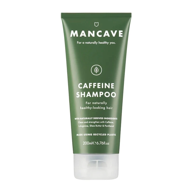ManCave Caffeine Shampoo for Men - Sulphate Free, Vegan, 200ml