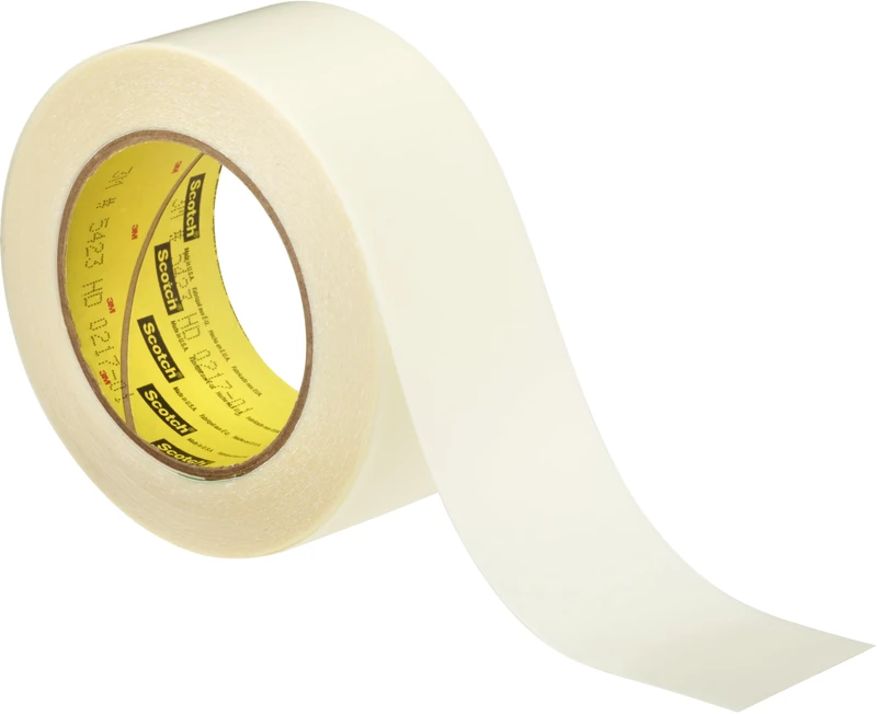 3M UHMW PE Film Tape 5423, Transparent, 51 mm x 16.5 m, 0.3 mm
