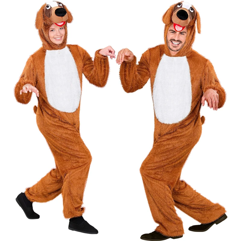 Widmann Adult 9275B costume dog Jumpsuit with Mask