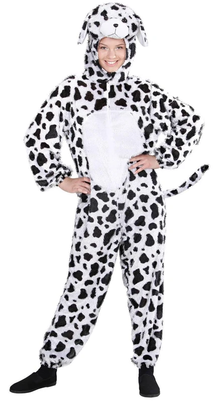 Widmann 9906B ? Adult Dalmatian Costume, Jumpsuit with Mask