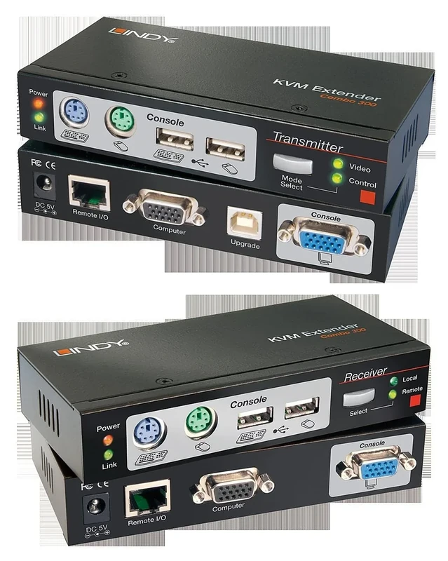 LINDY CAT5 USB and VGA KVM Extender Kit upto 300 m