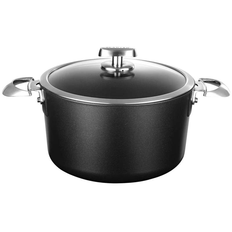 Scanpan PRO IQ Nonstick Covered Dutch Oven, 6.5 quart, Black
