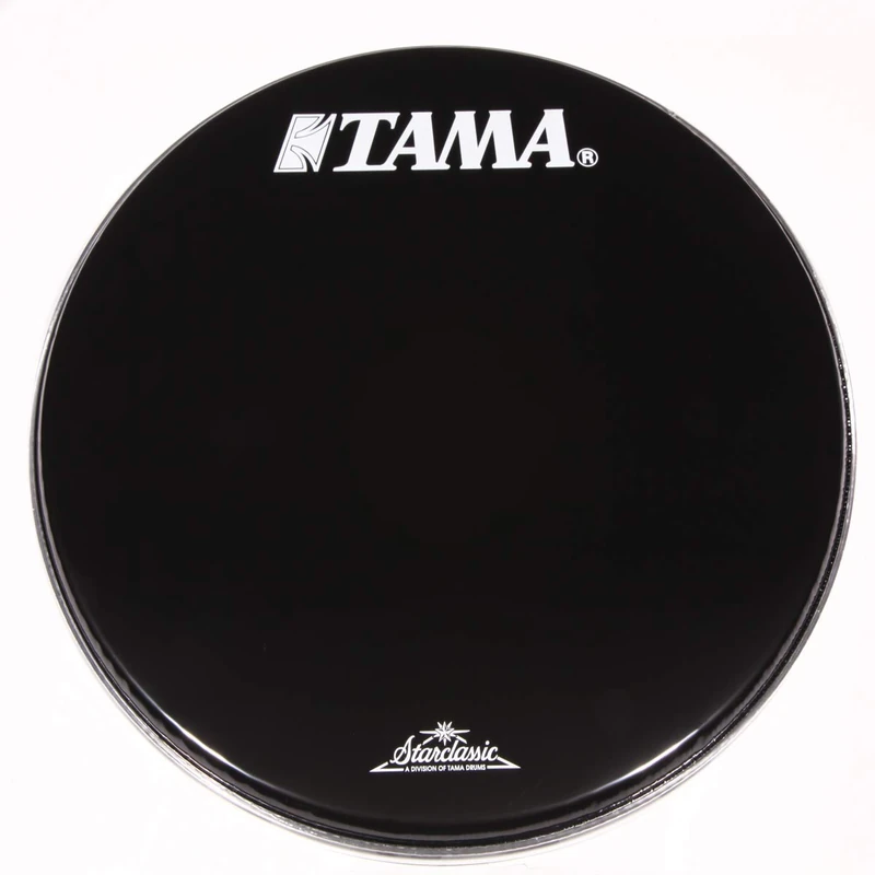 TAMA 22" Starclassic Bass Drum Head w/Tama Logo - Black