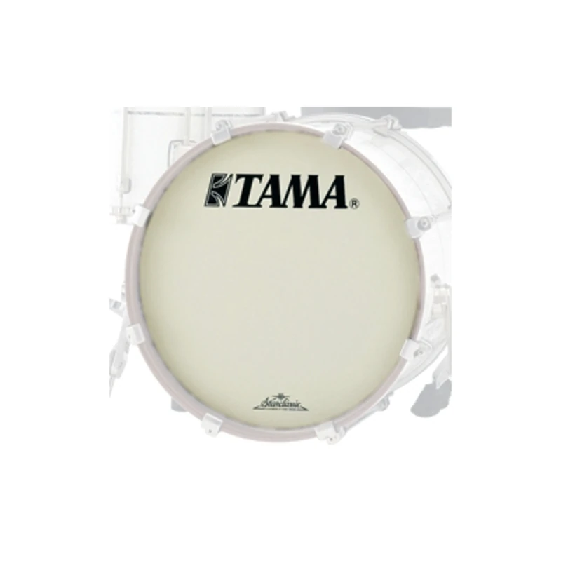 TAMA 20" Bass Drum Head w/Tama-Starclassic Logo - Vintage White Coated