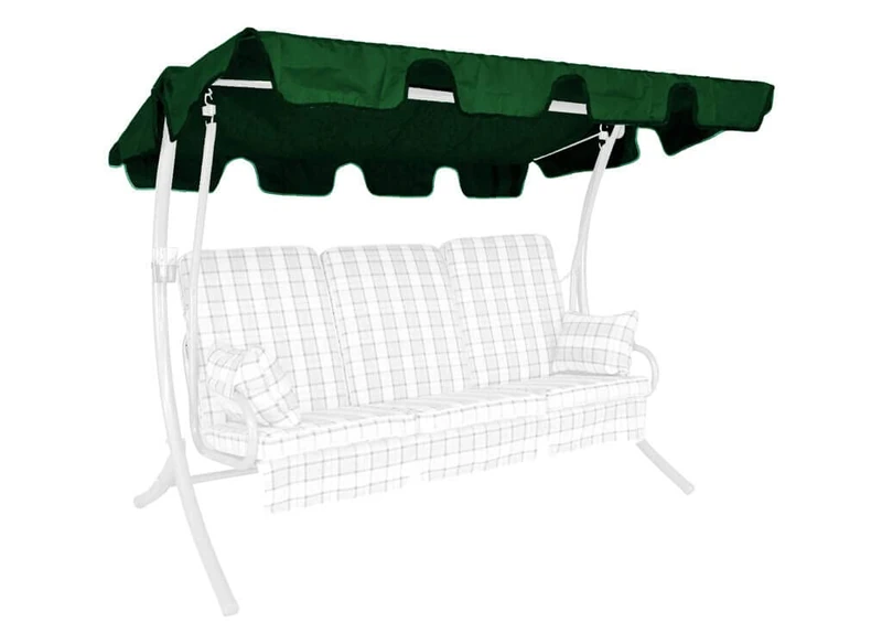Angerer canopy for garden swing polyester one size fits Green (swing not included) - Image 1