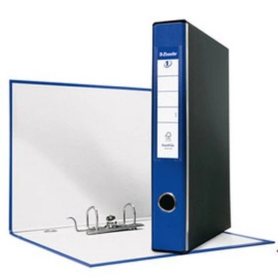 Esselte Eurofile Binder with Lever Mechanism and case Dorso 5 cm Blue