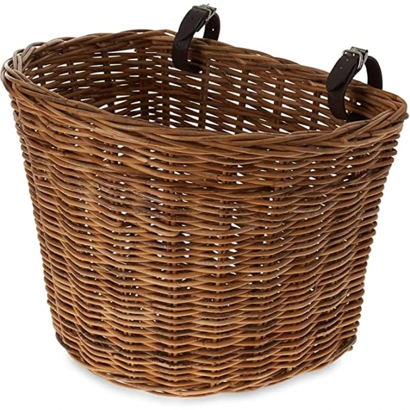 Basil Women DARCY L BIKE BASKET NATURAL Darcy L Bike Basket Natural - Natural, LARGE