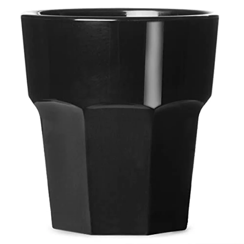 BBP BB 090-1BL NS Rocks Tumbler Polycarbonate, 256 mL, 9 oz., Black (Pack of 36)
