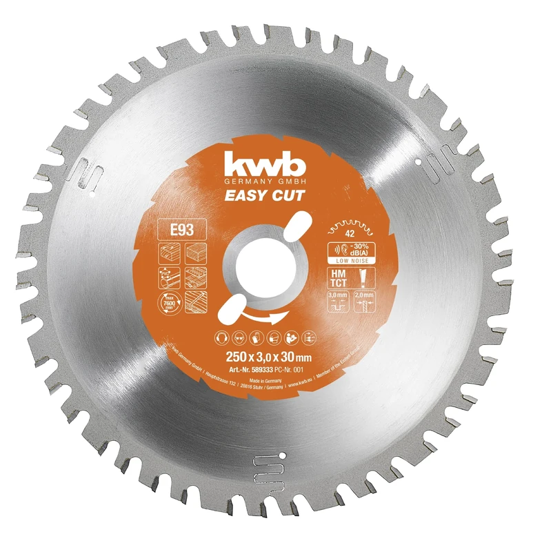 kwb 5893-33 Profile Wood Leaf CV, 250 x 30 mm