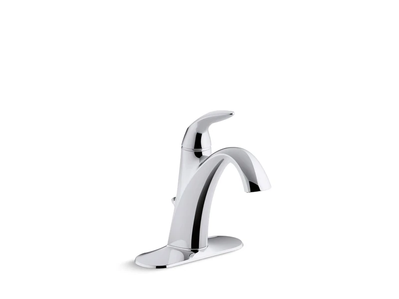 KOHLER K-45800-4-CP Alteo Single-Handle Bathroom Sink Faucet, Polished Chrome