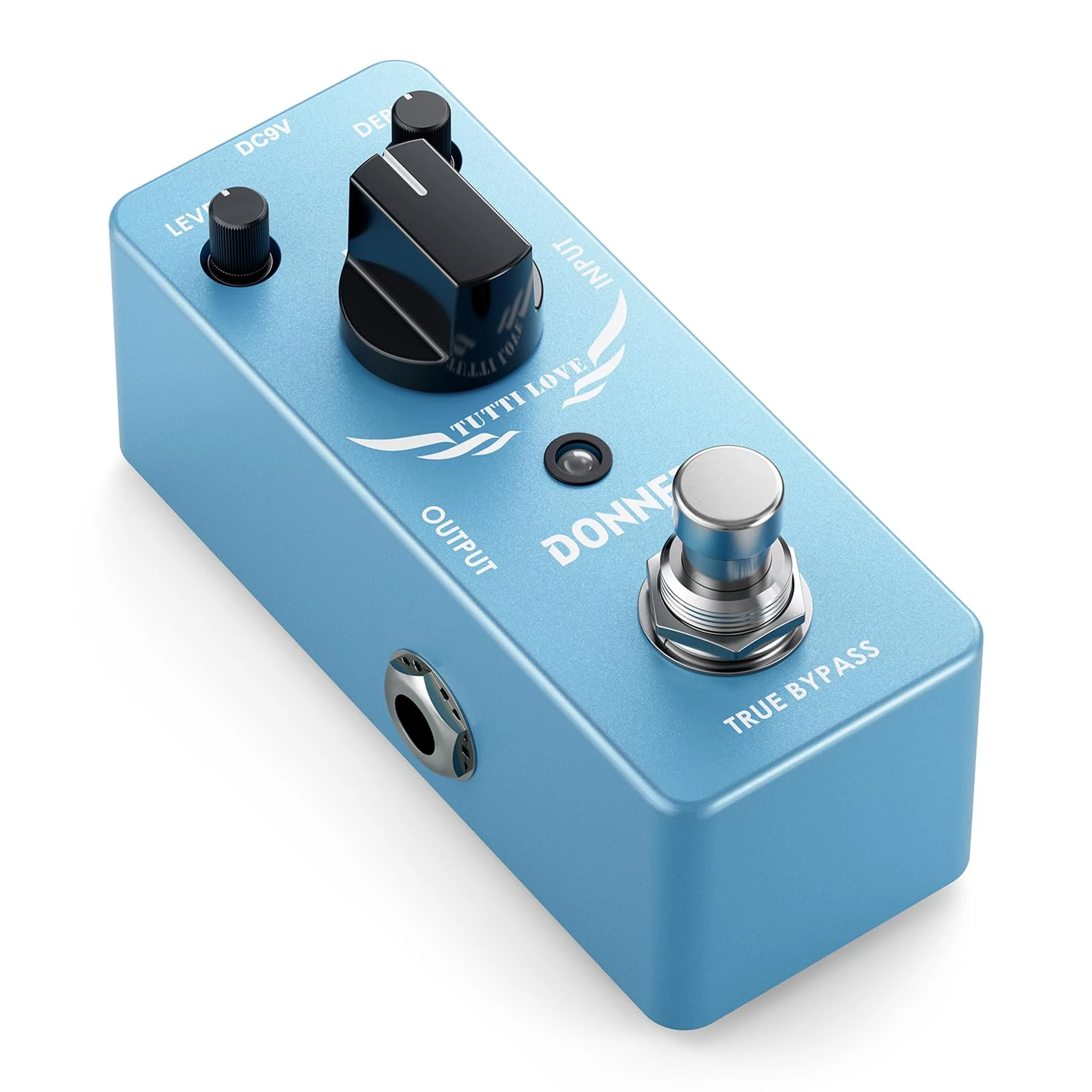 Donner Chorus Pedal, Tutti Love Analog Chorus Guitar Pedal for Electric Guitar and Bass True Bypass