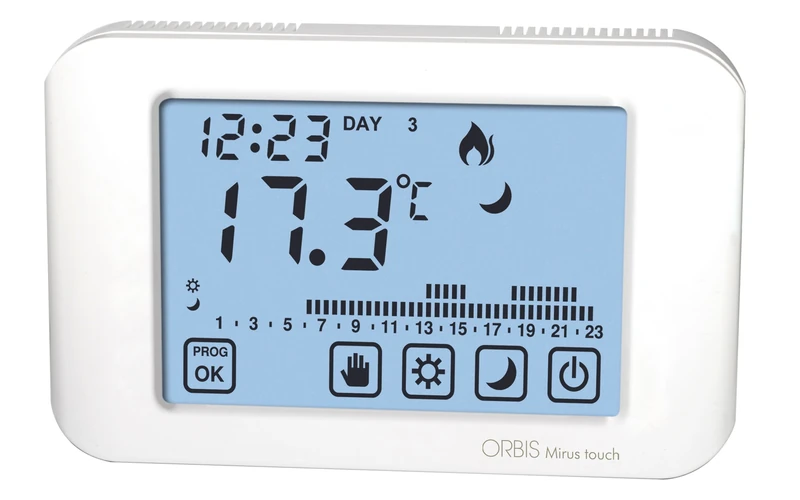Orbis Mirus Touch OB325300 Clock, White