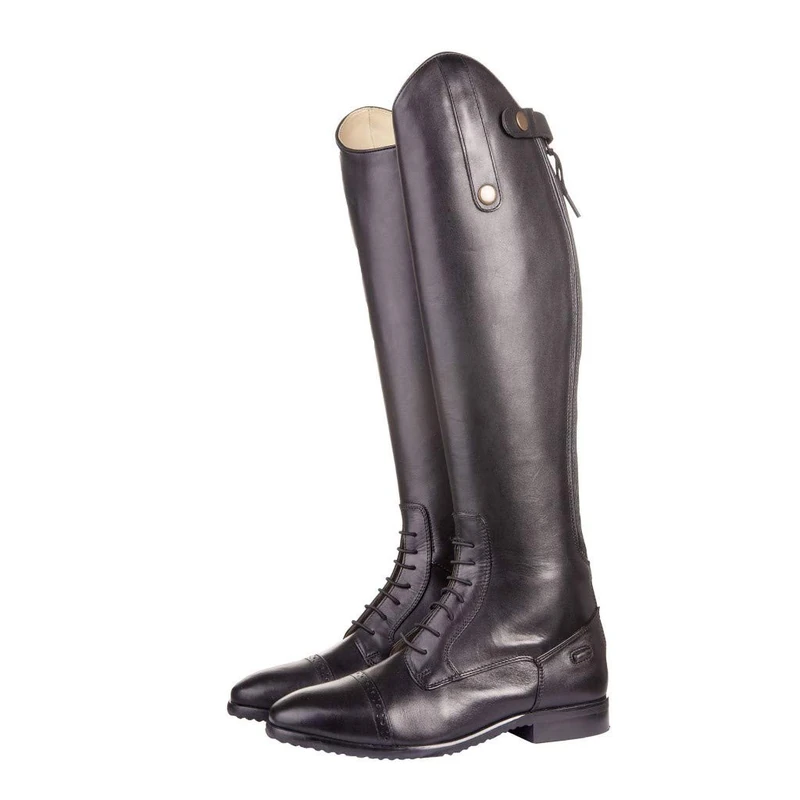 HKM Kids Valencia Standard Length/Width Riding Boots, Black, 2.5