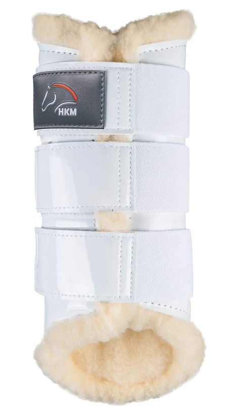 HKM Comfort Lack Protection boots White L - Image 1