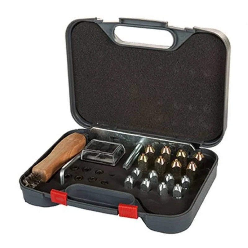 HKM 4195 Studs with 30 Piece Set with Case, 3/8, M, The Colour Cannot be relevant - Image 1