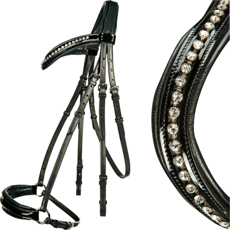 HKM Carolin Bridle Black Full