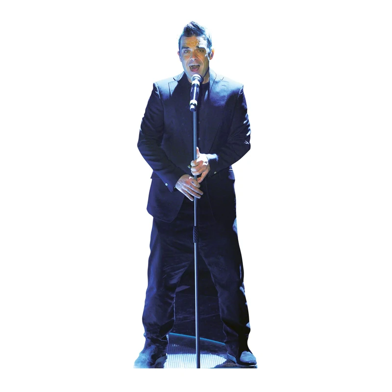 Star Cutouts Robbie Williams Cardboard Cutout Lifesize