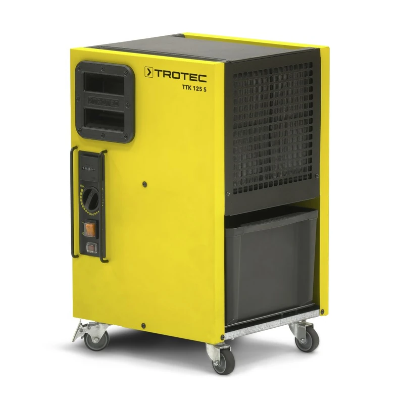 Trotec TTK 125 S - dehumidifiers (Black, Yellow, 5 - 32 °C, 32 - 100%)