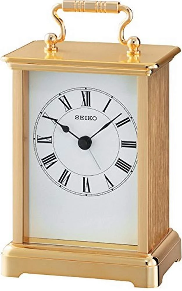 Seiko Quartz Aluminium Mantel Clock with beep alarm