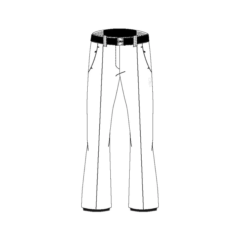 CMP - Woman Pant, White, XXS