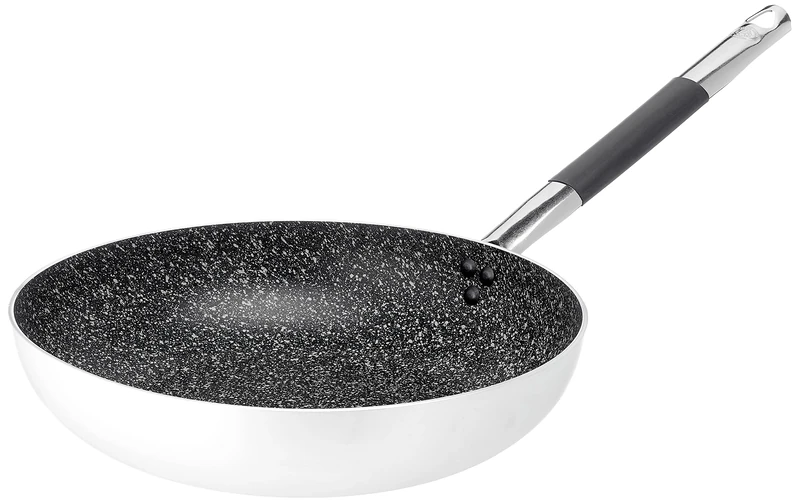 Pentole Agnelli ALSA111BINF32 Cookware Countersunk High Countersunk Aluminum Pan, Stainless Steel Handle, 32 cm