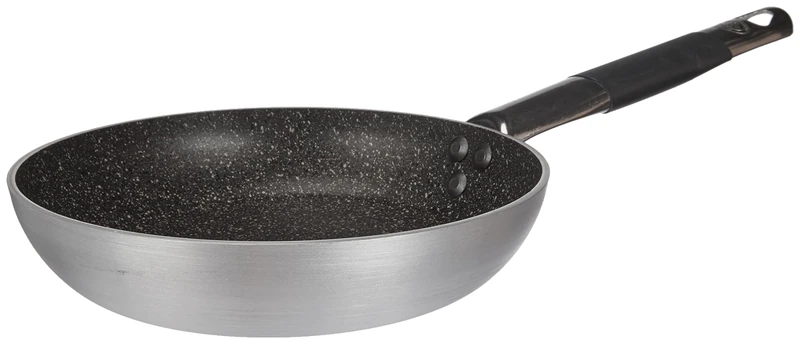 Pentole Agnelli ALSA111BBINF20 Infinity Low Countersunk Aluminum Pan, with "Cool" Stainless Steel Tubular Handle, 20 cm, Silver
