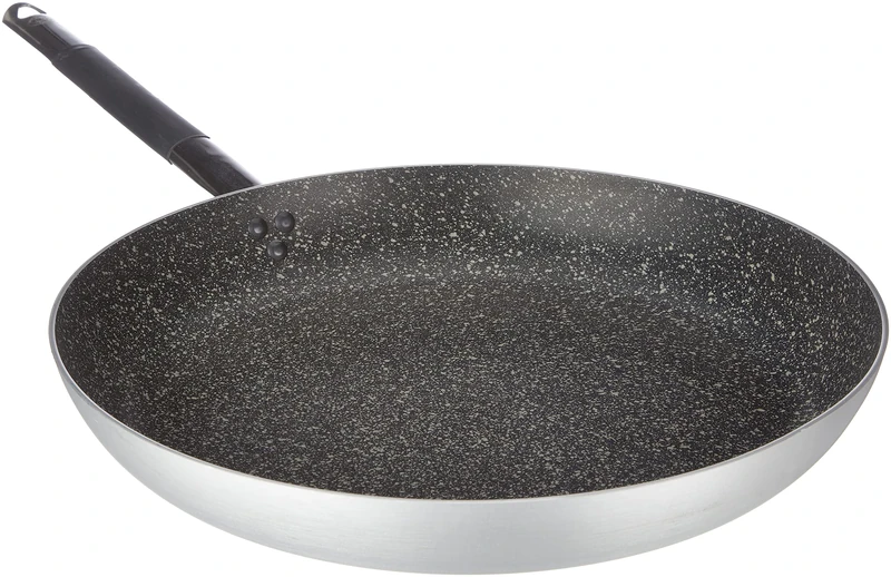 Pentole Agnelli ALSA111BBINF40 Infinity Low Countersunk Pan in Aluminum, with "Cool" Stainless Steel Tubular Handle, Silver, 40 cm