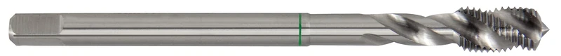 Ruko HSSE-Co 5 Machine Tap, Ground, UNF, DIN 2183, Bright Finish, 9/16 inches Nominal Thread Size, 100.0 mm Length, Type C, R266916UNF