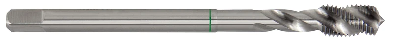 Ruko HSSE-Co 5 Machine Tap, Ground, UNF, DIN 2183, Bright Finish, 5/8 inches Nominal Thread Size, 100.0 mm Length, Type C, R266058UNF