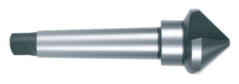 RUKO HSS Taper and Deburring Counter Sinker, Din 335, Type D, 90 Degree, Bright Finish, 23.0 mm Diameter, 106.0 mm Length, R102130