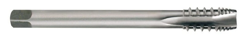 Ruko HSS Machine Tap with Interrupted Thread, DIN 376, Ground, Bright Finish, M 18 x 2.50 mm Nominal Thread Size, 125.0 mm Length, R272180