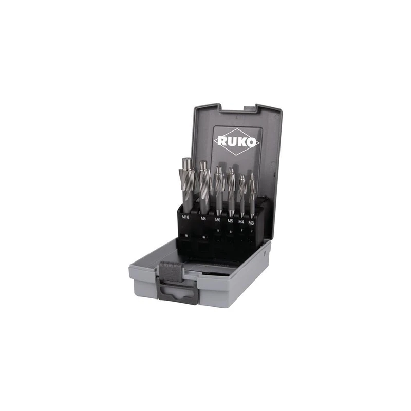 RUKO HSS Flat Counter Sinker Set 6-Piece - R102451RO