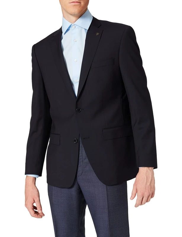 Roy Robson Men's S-3042- - -00 Suit Jacket, Bleu (marine 19), 40L (Manufacturer size: 98)